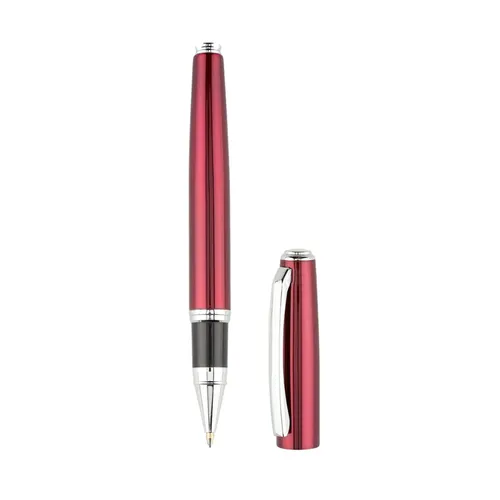 Ensemble métal primo: stylo et roller