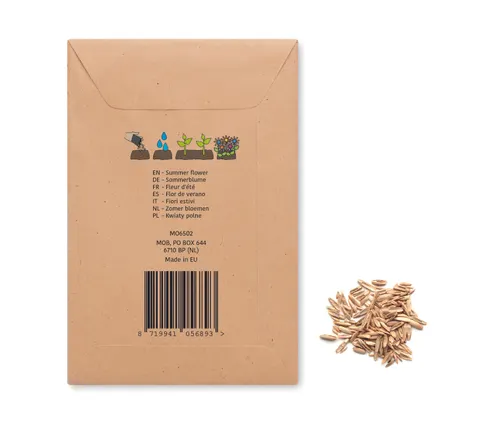 Enveloppe de graines de fleurs sauvages personnalisable - Seedlope