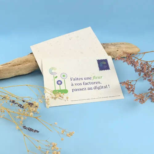 Enveloppe papier graines 220x156mm