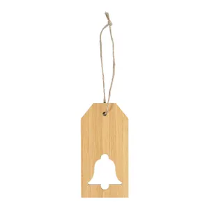 Étiquette cadeau en bambou, étoile - BamTag | Cloche