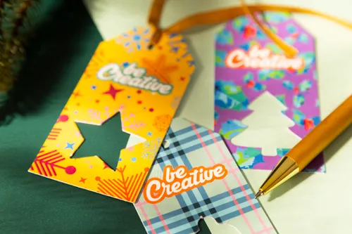 Étiquette cadeau personnalisée, étoile personnalisée - PrinTag Plus