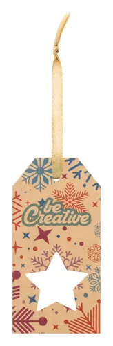 Étiquette cadeau personnalisée, étoile publicitaire - PrinTag Plus Eco