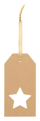 Étiquette cadeau personnalisée, étoile publicitaire - PrinTag Plus Eco