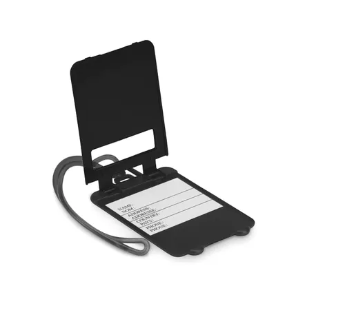 Étiquette de bagage en plastiq personnalisée - Traveller