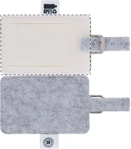 Étiquette de bagage rpet personnalisable - CreaFelt Tag