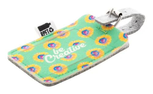 Étiquette de bagage rpet personnalisable - CreaFelt Tag