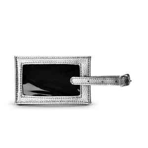 Etiquette de valise personnalisée | Argent 99