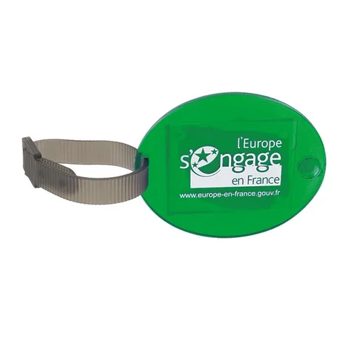 Etiquette valise personnalisée avec bracelet reglable