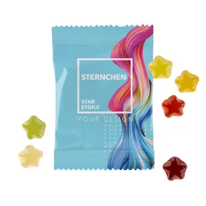 Etoile en gommes de fruits