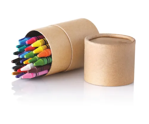 Etui 30 crayons cire personnalisable - Striper