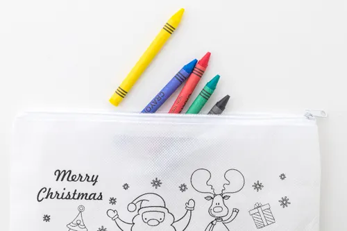 Étui à stylo Noël à colorier personnalisé - Julfar Draw