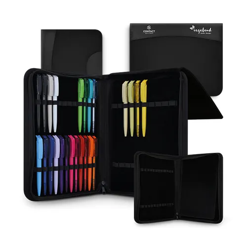 Etui de presentation publicitaire pour stylos
