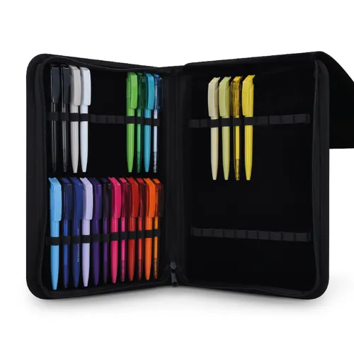 Etui de presentation publicitaire pour stylos