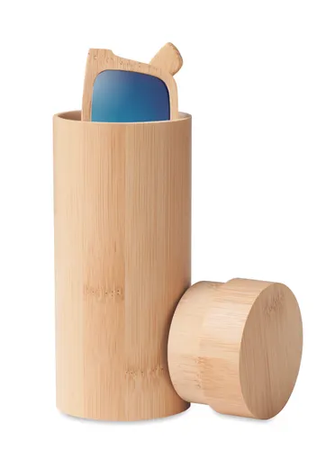 Étui Lunettes de soleil bambou personnalisé - Wanaka