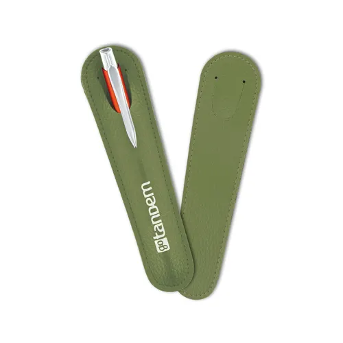 Etui publicitaire pour un stylo - pvc lychee