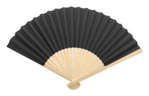 Éventail publicitaire - Bapper | Noir