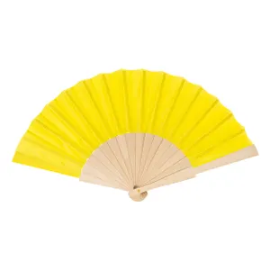 Éventail en RPET - Solana | Jaune