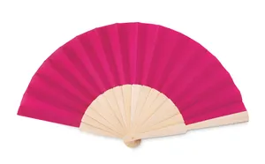 Eventail manuel publicitaire - Fanny Wood | Fuchsia