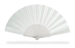 Éventail personnalisable - Fanny | White