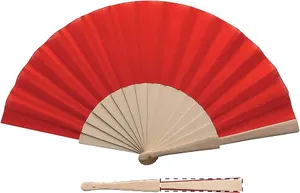 Éventail publicitaire - Folklore | Rouge