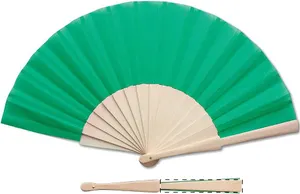 Éventail publicitaire - Folklore | Vert