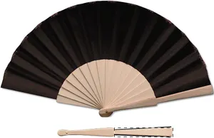 Éventail publicitaire - Folklore | Noir