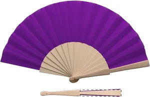 Éventail publicitaire - Folklore | Violet