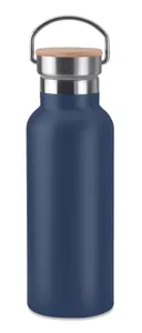 Flacon double paroi 500 ml personnalisable - Helsinki | Bleu Marine