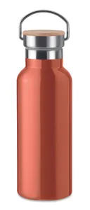 Flacon double paroi 500 ml personnalisable - Helsinki | Orange