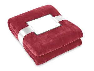 Flanelle blanche personnalisable - Davos | Burgundy