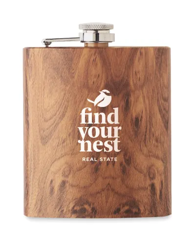 Flasque en inox recyclé 190 ml personnalisable - Namib Flask
