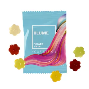 Fleur en gommes de fruits
