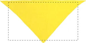 Foulard publicitaire - Capra | Jaune