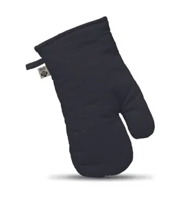 Gant de cuisine en coton organique personnalisable - Nevon | Black