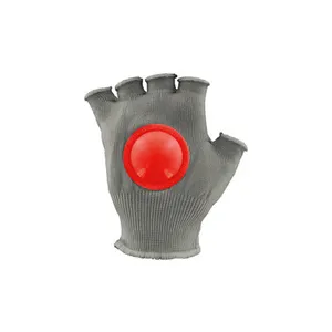 Gants de supporter personnalisés | Gris 29 / Rouge 08