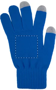 Gants tactiles personnalisés - Tapster | Bleu / Gris