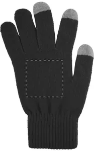 Gants tactiles personnalisés - Tapster | Noir / Gris