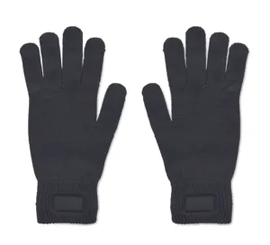 Gants tricotés en RPET - Handnit | Noir