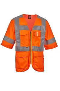 Gilet à manches courtes - EXO | Orange fluo
