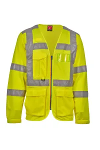 Gilet à manches longues - LONG EXO | Jaune fluo
