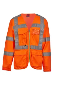 Gilet à manches longues - LONG EXO | Orange fluo