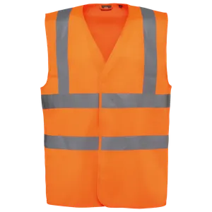 Gilet adulte haute visibilité unisexe - WK. Designed To Work | Hi Viz Orange