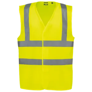 Gilet adulte haute visibilité unisexe - WK. Designed To Work | Hi Viz Yellow