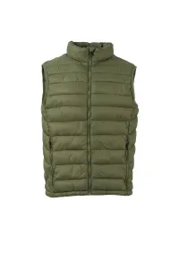 Gilet avec rembourrage en fibres libres (130g/m²) - CITY | Vert militaire