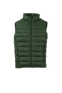Gilet avec rembourrage en fibres libres (130g/m²) - CITY | Vert forêt