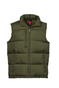 Gilet avec rembourrage en fibres libres (300g/m²) - METROPOLITAN | Vert militaire