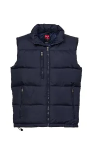 Gilet avec rembourrage en fibres libres (300g/m²) - METROPOLITAN | Bleu marine