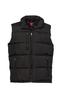 Gilet avec rembourrage en fibres libres (300g/m²) - METROPOLITAN | Noir