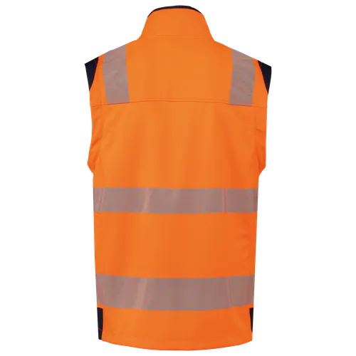 Gilet de sécurité haute visibilité recyclé avec zip unisexe - WK. Designed To Work