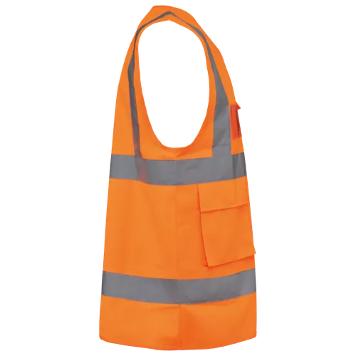 Gilet de sécurité haute visibilité recyclé avec zip unisexe - WK. Designed To Work